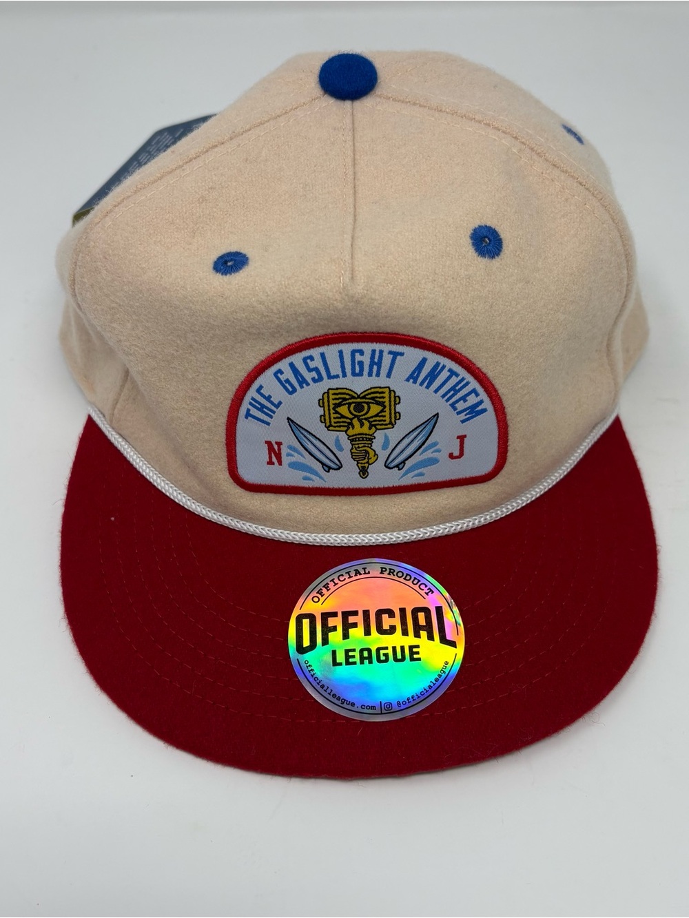 The Gaslight Anthem Jersey Shore BlueClaws Collaborative Hat One Size New Wool